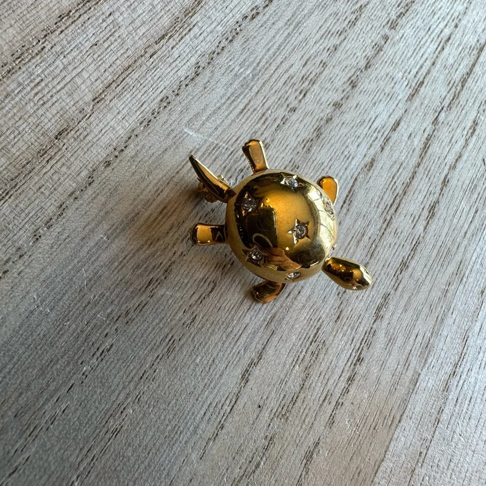 Vintage Turtle Pin - Picture 2 of 3